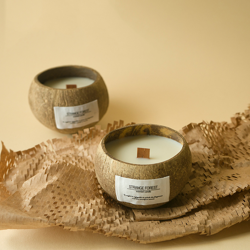 Coconut Wax Flake - Kokosnussschalen-Aromatherapie-Kerze, Duft mit ätherischen Ölen, Premium-Pflanzenwachsduft,