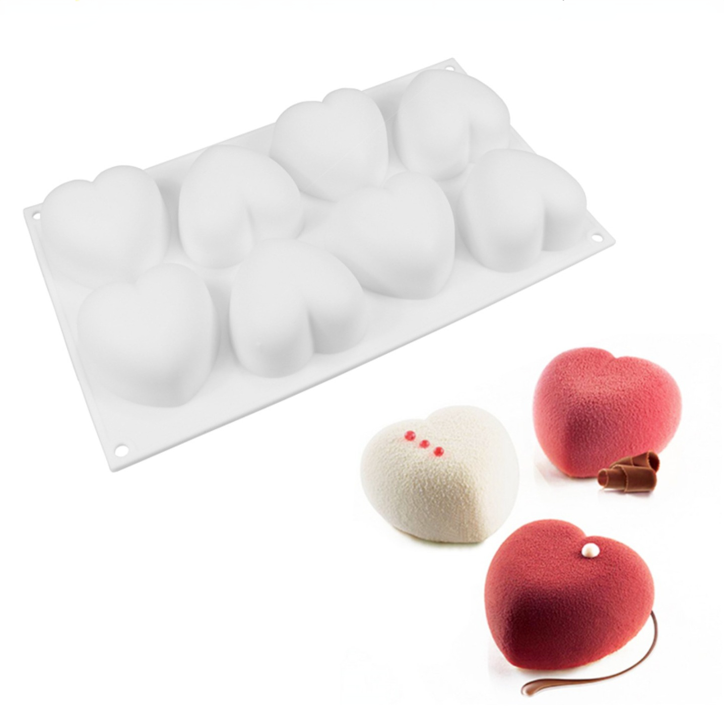 Candle Making Easy - Liebe Herz Silikon Seife Form Handgemachte