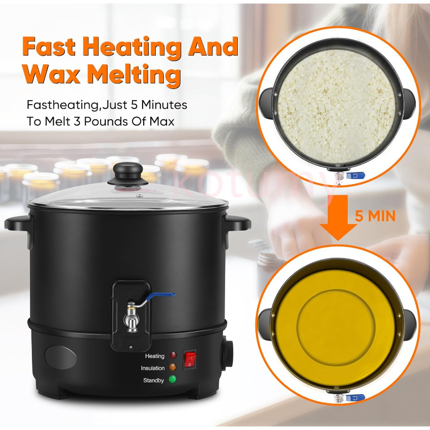 6L Kleine Wachsschmelzer Paraf – Candle Making Machine Bewertung und Preis